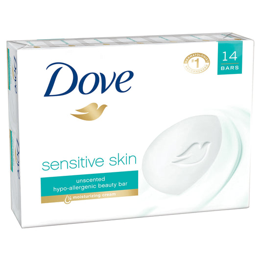 Dove Beauty Bar, Sensitive Skin 4 oz, 14 Bar Beauty & Personal Care Dove