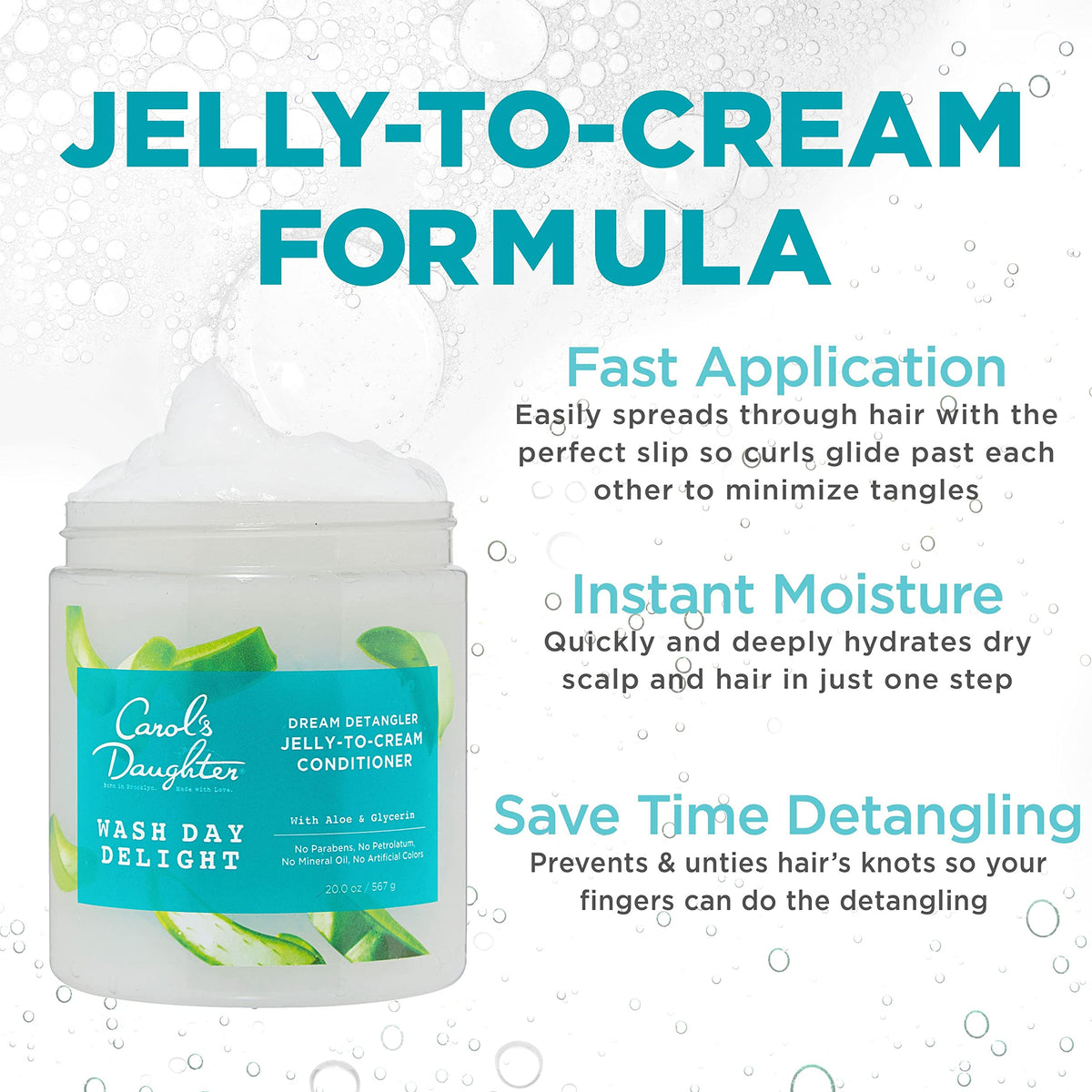 Carol'S Daughter Wash Day Delight Jelly-To-Cream Conditioner, 20 Oz