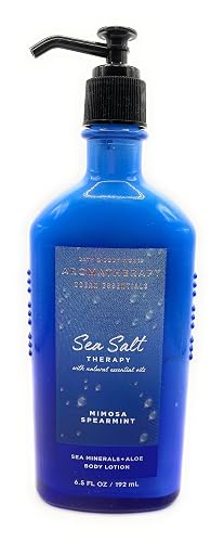 Bath & Body Works Aromatherapy Sea Salt Therapy - Mimosa Spearmint Sea Minerals + Aloe Body Lotion, 6.5 Ounce Beauty & Personal Care Bath & Body Works