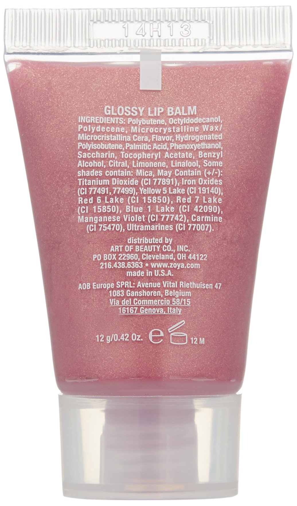 ZOYA Lip Gloss, Luck, 0.42 oz. Beauty & Personal Care ZOYA