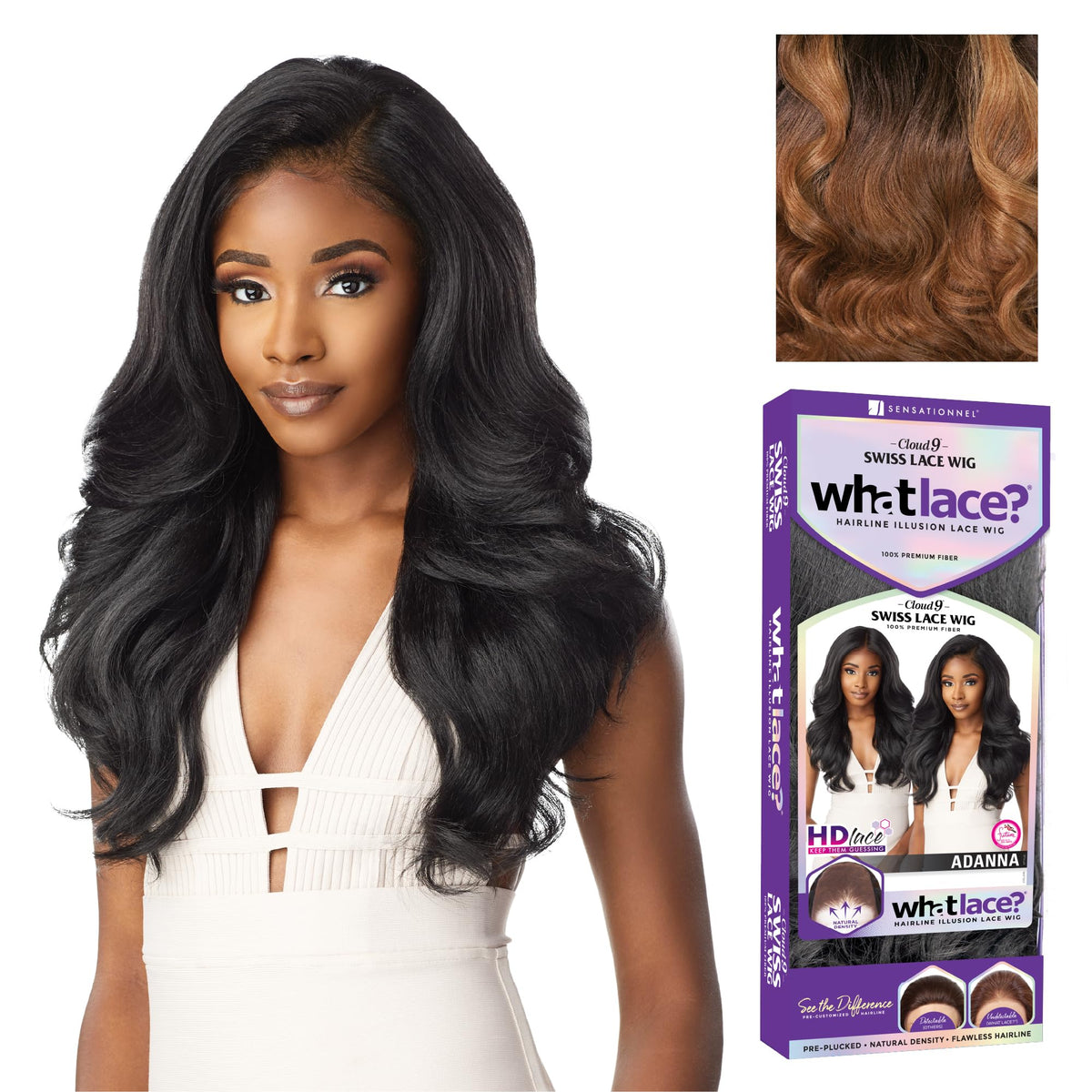 Sensationnel What Lace 13x6 Wig-Adanna, MP/HAZEL