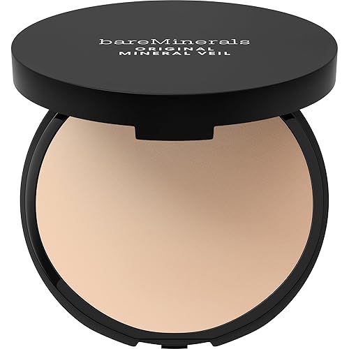 Original Mineral Veil Talc-Free Pressed Setting Powder, Sheer Light, Vegan, Cruelty-Free & Dermatologist-Tested Beauty & Personal Care bareMinerals
