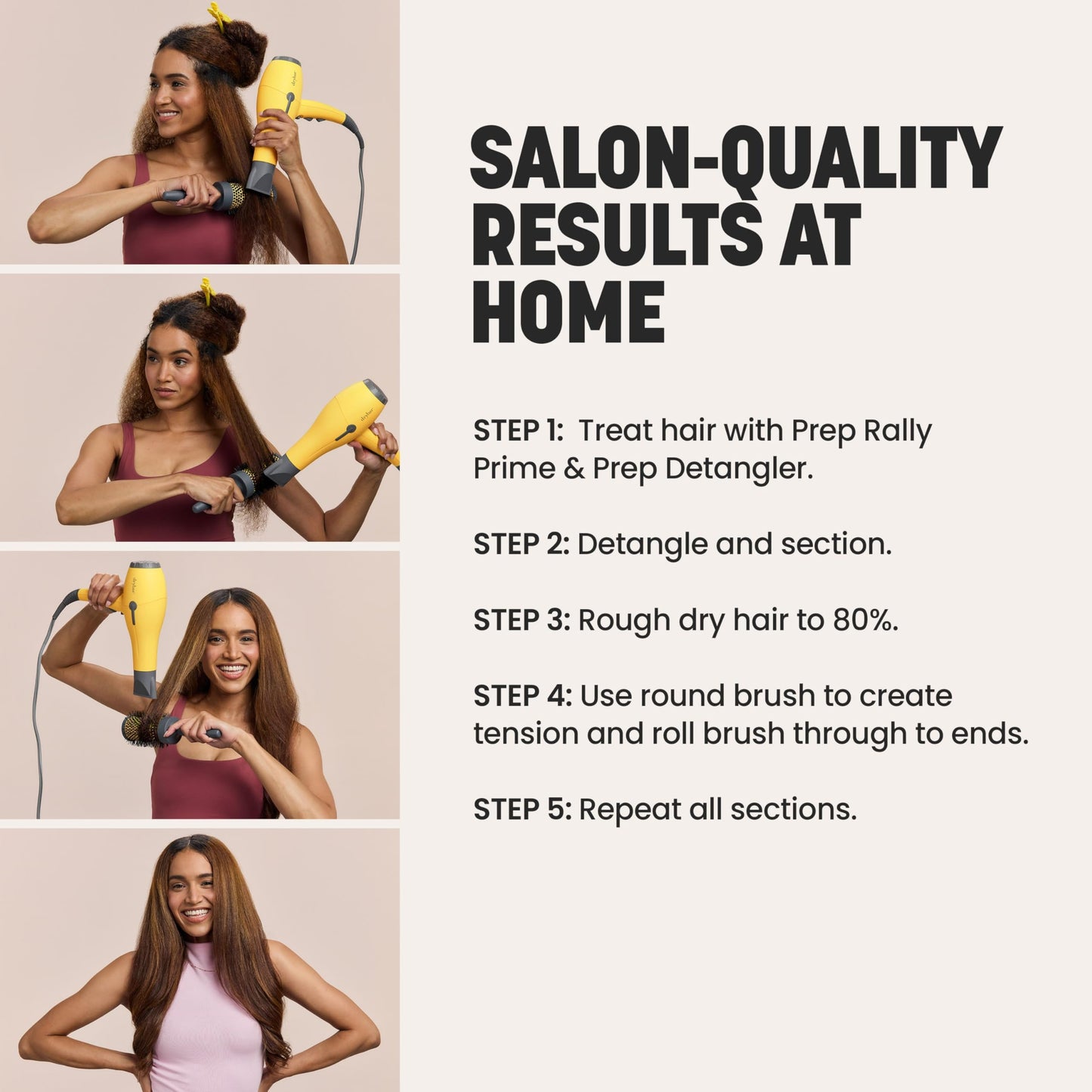 Drybar The Buttercup Blow-Dryer - Faster Drying, More Shine, Less Frizz - Ultra Powerful yet Lightweight Professional Hair Dryer Beauty & Personal Care Drybar