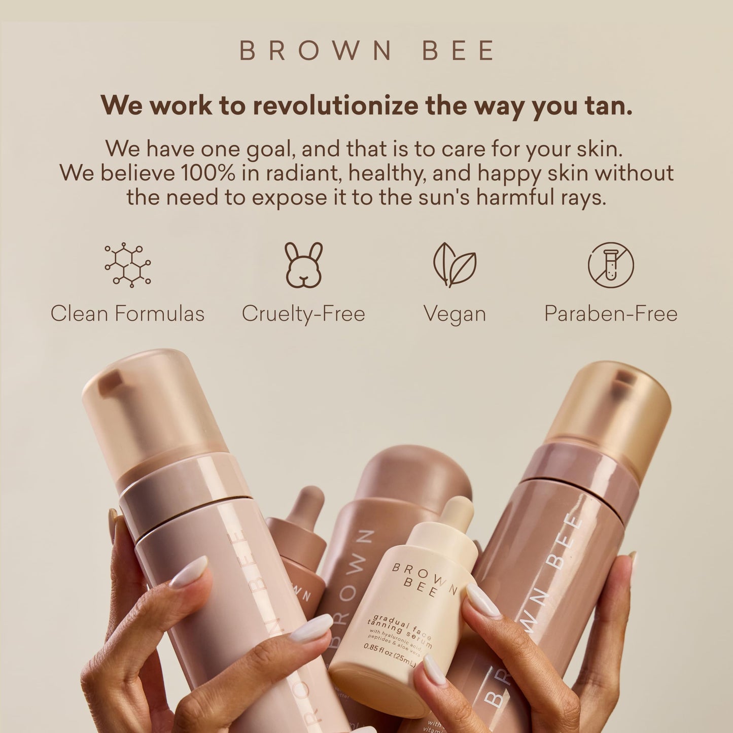 Brown Bee Exfoliating Mitt - Reusable Body Exfoliator Glove for Smooth Skin, Tanning Prep & Build-Up Removal, All Skin Types Beauty and Personal Care Brown Bee