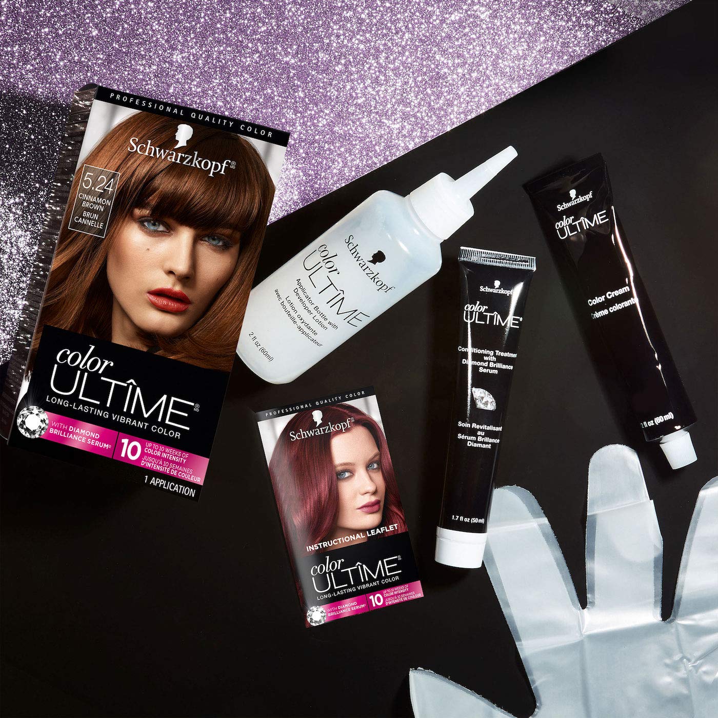Schwarzkopf Color Ultime Permanent Hair Color Cream, 5.24 Cinnamon Brown Beauty & Personal Care Schwarzkopf