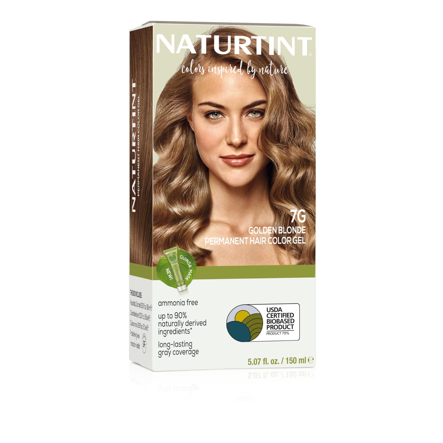 Naturtint 7G Golden Blonde Permanent Hair Color (Pack of 1), Ammonia Free, Vegan, Cruelty Free, up to 100% Gray Coverage, Long Lasting Results Beauty & Personal Care Naturtint