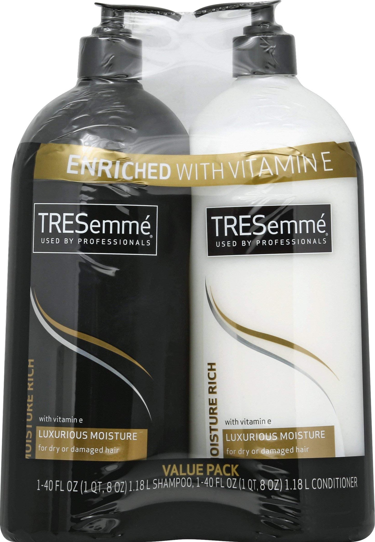 TRESemme Moisture Rich Luxurious Shampoo & Conditioner Value Pack 2/40 oz Beauty & Personal Care TRESemmé