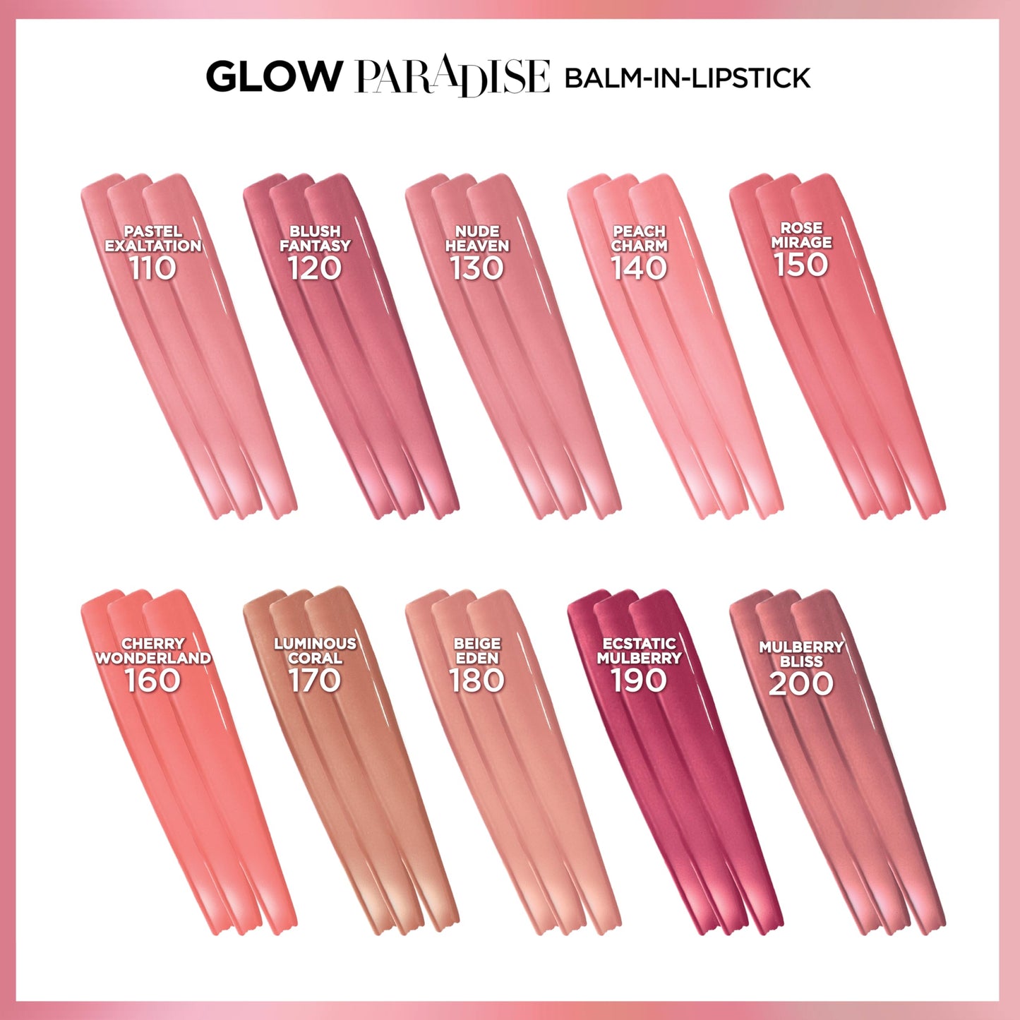 L'Oreal Paris Glow Paradise Hydrating Balm-in-Lipstick with Pomegranate Extract, Beige Eden, 0.1 Oz Beauty & Personal Care L'Oreal Paris