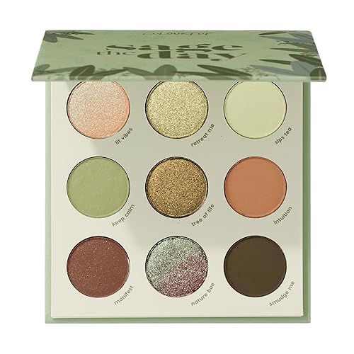 ColourPop Sage the Day Eyeshadow Palette - Sage & Olive Palette with Metallic and Matte Finishes - High-Pigment Eye Makeup with a Long-Wearing Formula Beauty & Personal Care ColourPop