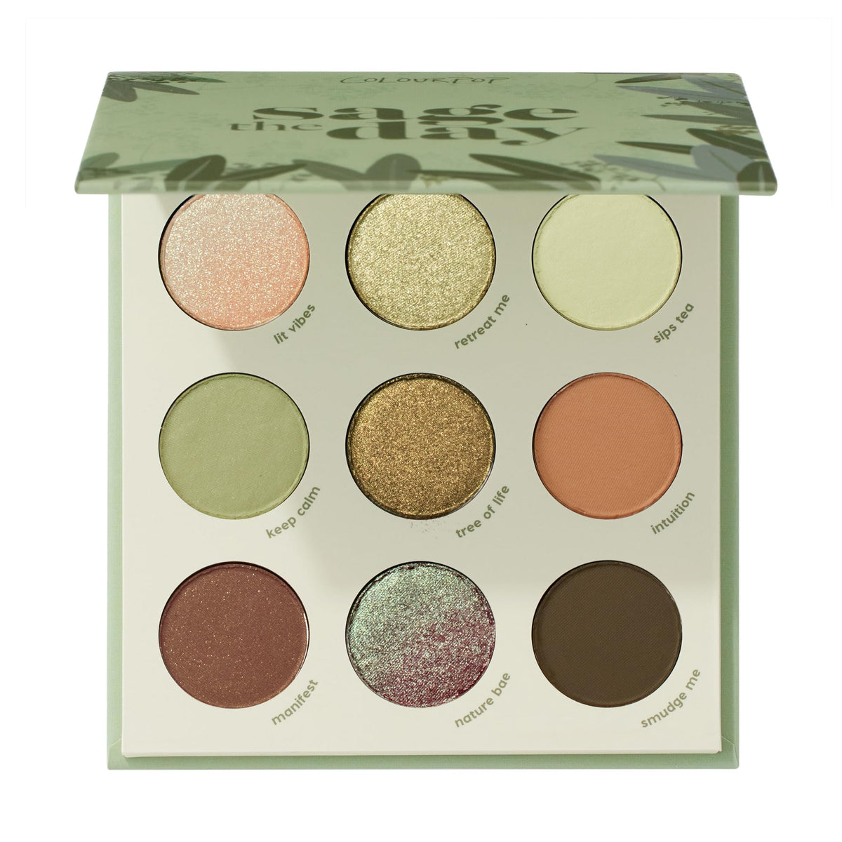 ColourPop Sage the Day Eyeshadow Palette - Sage & Olive Palette with Metallic and Matte Finishes - High-Pigment Eye Makeup with a Long-Wearing Formula Beauty & Personal Care ColourPop