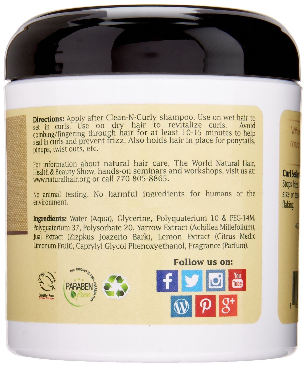 Taliah Waajid Curls, Waves, Naturals Curl Sealer, 6oz Beauty & Personal Care Taliah Waajid black earth products