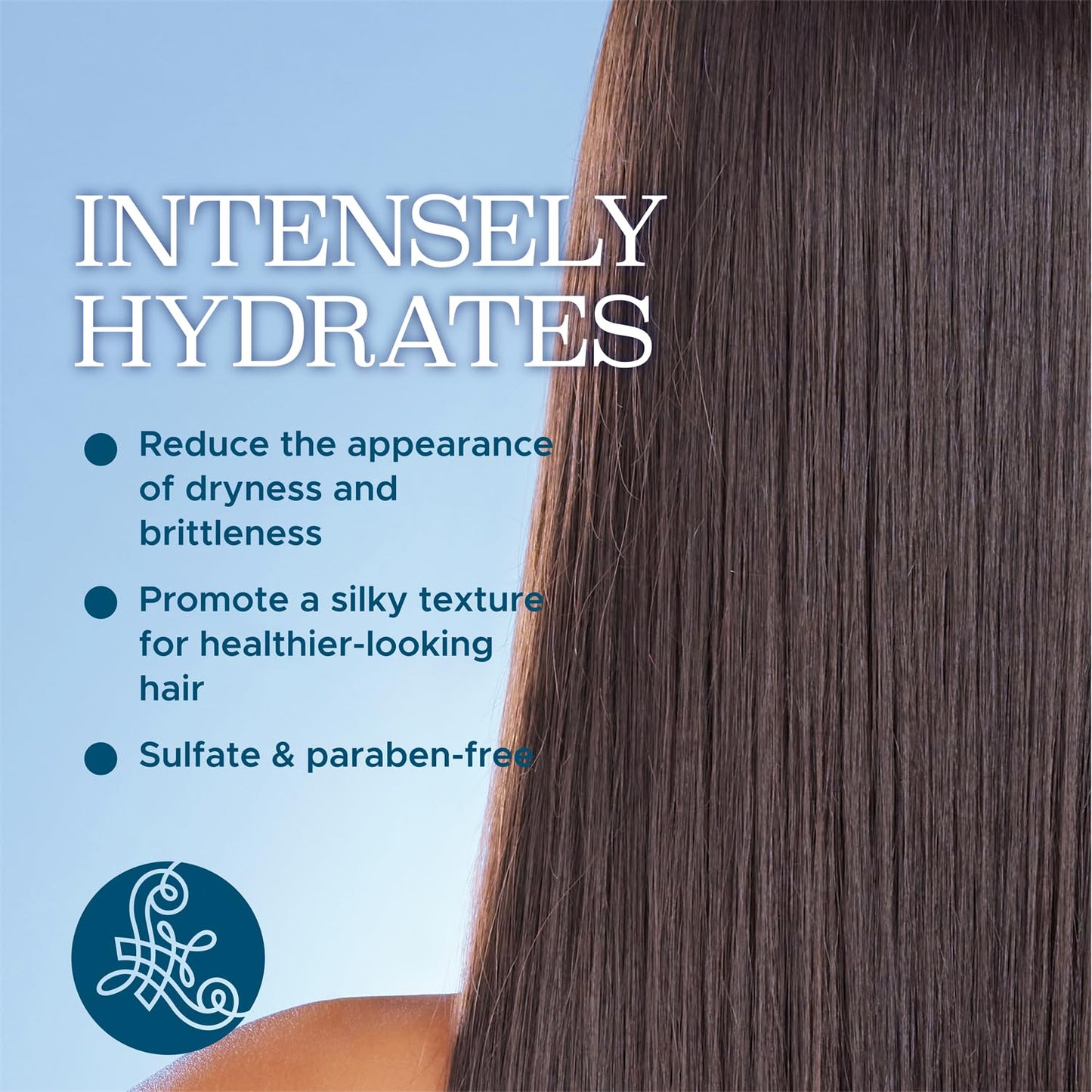 Luseta Deep Hydrating Hyaluronic Acid Shampoo and Conditioner Set for Dry Damaged Hair - Sulfate Free Moisturizing Hair Care with Shea Butter Beauty & Personal Care L LUSETA