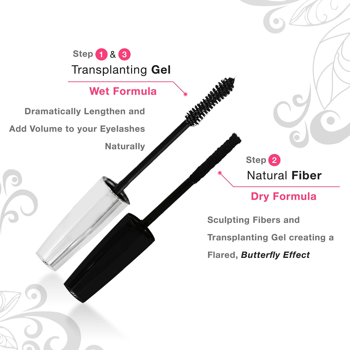 400x Silk Fiber Lash Mascara - Best for Thickening & Lengthening Eyelashes - Premium Quality, Last All Day, Waterproof, Smudge proof, Hypoallergenic Beauty & Personal Care Lagure