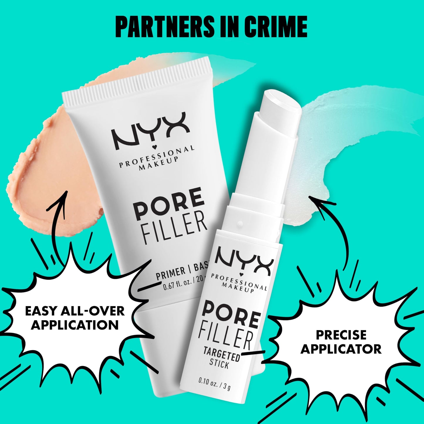 NYX PROFESSIONAL MAKEUP Pore Filler Targeted Primer Stick, Blurring Primer Beauty & Personal Care NYX PROFESSIONAL MAKEUP