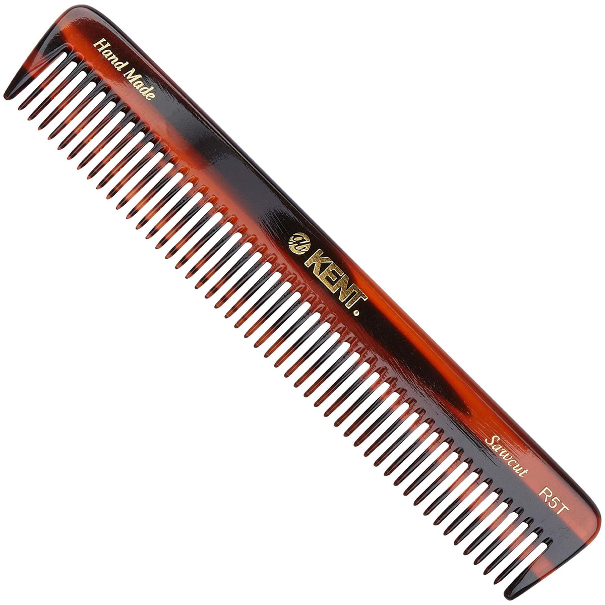 Kent R5T Wide Tooth Comb Detangling Comb, Wide Teeth Dressing Table Beard Combs Men for Thick Curly Wavy Hair, Hair Detangler Combs for Grooming