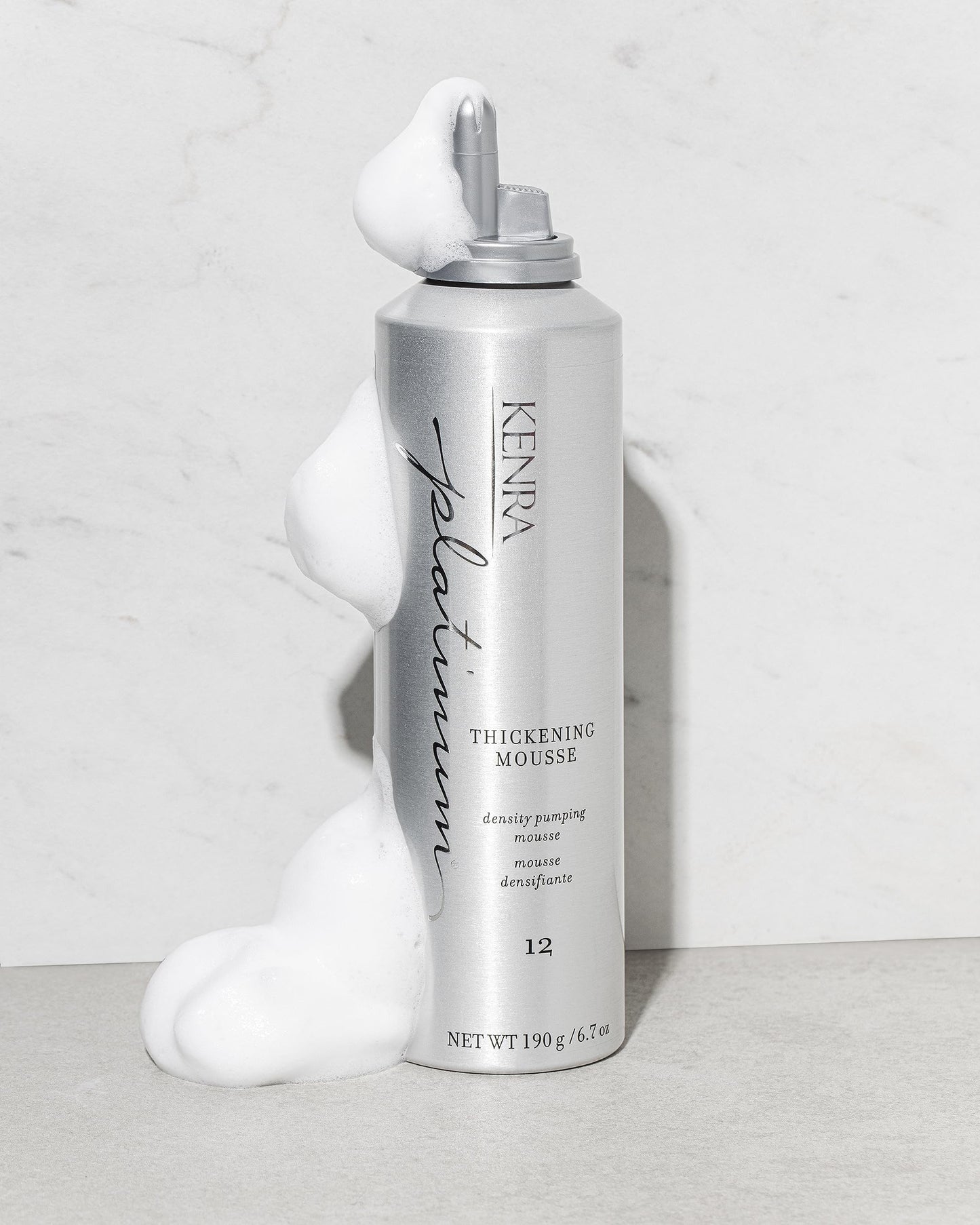 Kenra Platinum Thickening Mousse 12 | Volumizing Styler | Adds Fullness & Body | Humidity Protection Up To 48 hours | Desity Plumping up tp 150% | Beauty & Personal Care Kenra