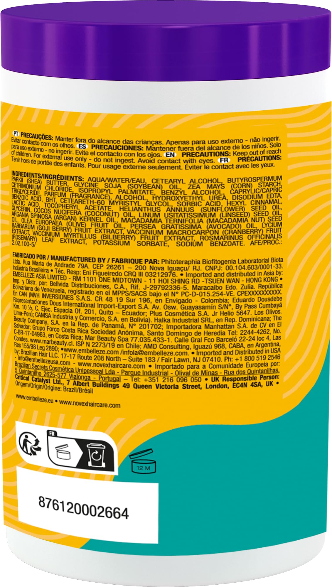Novex My Curls Deep Conditioning Mask, 35 oz - Enhanced with a Mix of Oils and Cranberry Extract (Suitable for All Curls) Beauty & Personal Care NOVEX