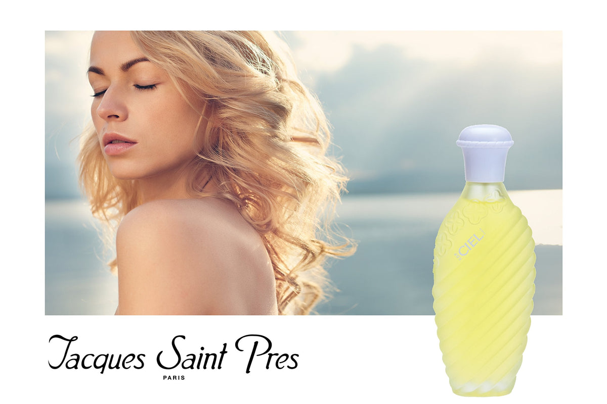 Jacques Saint Pres CIEL - Eau De Parfum for Women- Soft, Powdery Scent - Notes of Vanilla, White Rose, & Different Flowers- Feminine, Exquisite Beauty & Personal Care Jacques Saint Pres
