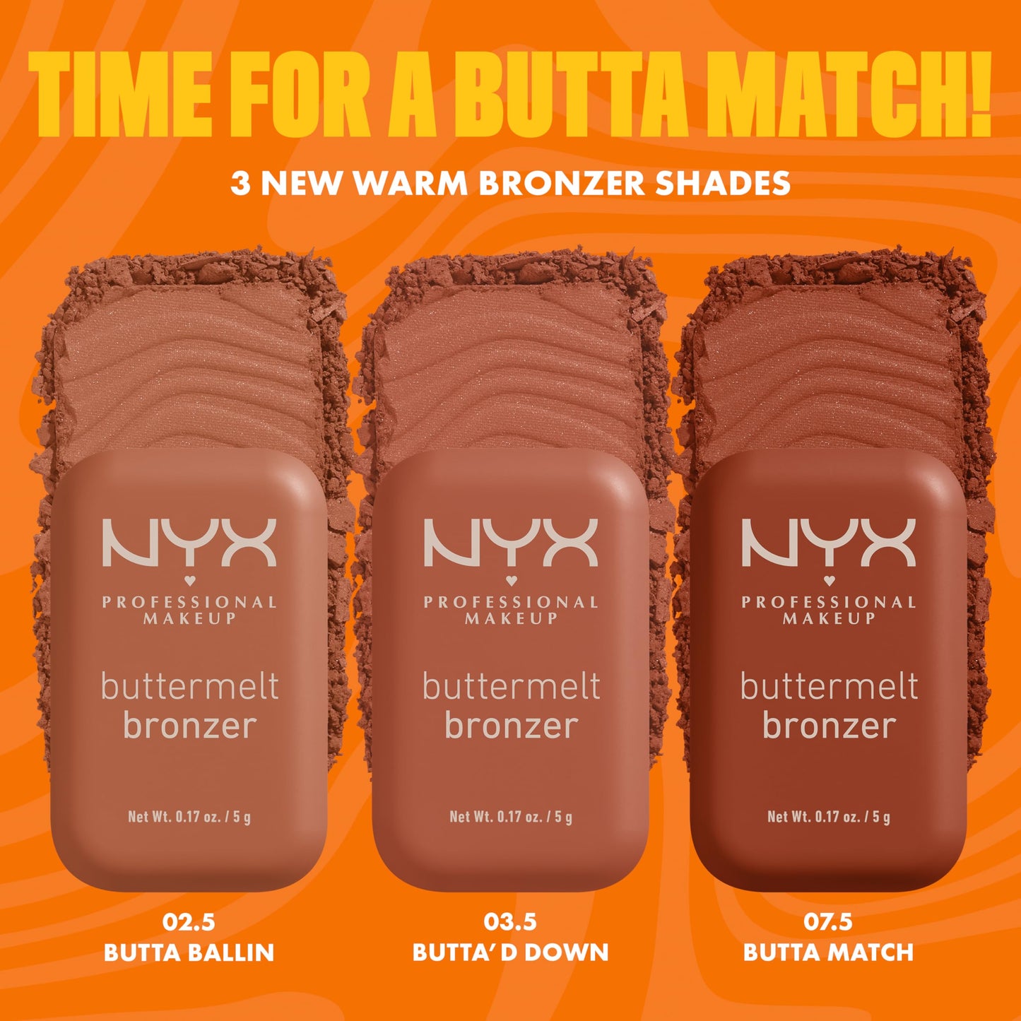 NYX PROFESSIONAL MAKEUP Matte Buttermelt Bronzer, Longwear Face Makeup with Up to 12 Hours of Wear, Vegan Formula - Do Butta (Deep Golden) Beauty & Personal Care NYX PROFESSIONAL MAKEUP