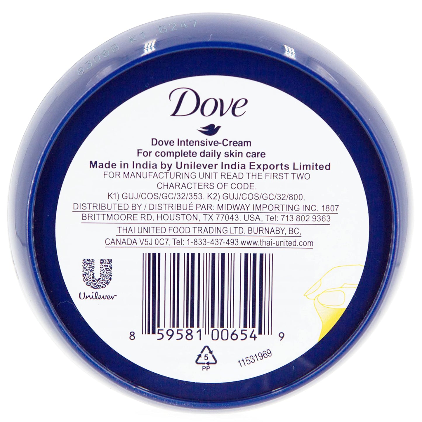 Dove Nourishing Body Care Face, Hand and Body Rich Nourishment Cream for Extra Dry Skin with 48 Hour Moisturization, 2.53 FL OZ (Pack of 2) Beauty & Personal Care Dove