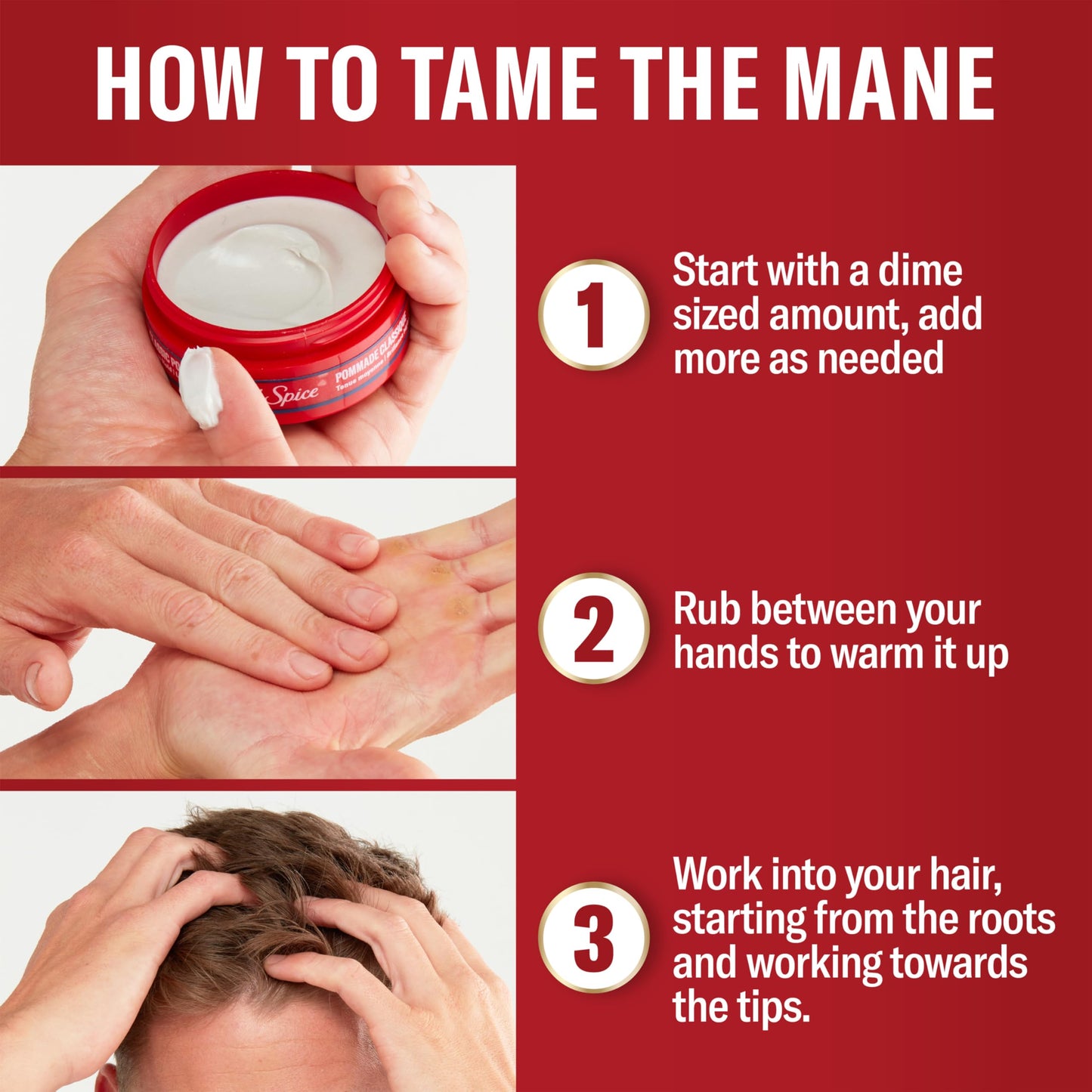 Old Spice Classic Pomade for Men, Medium Hold, Low Shine, Men's Hair Styling, 2.22 Oz Each, Twin Pack Beauty & Personal Care Old Spice