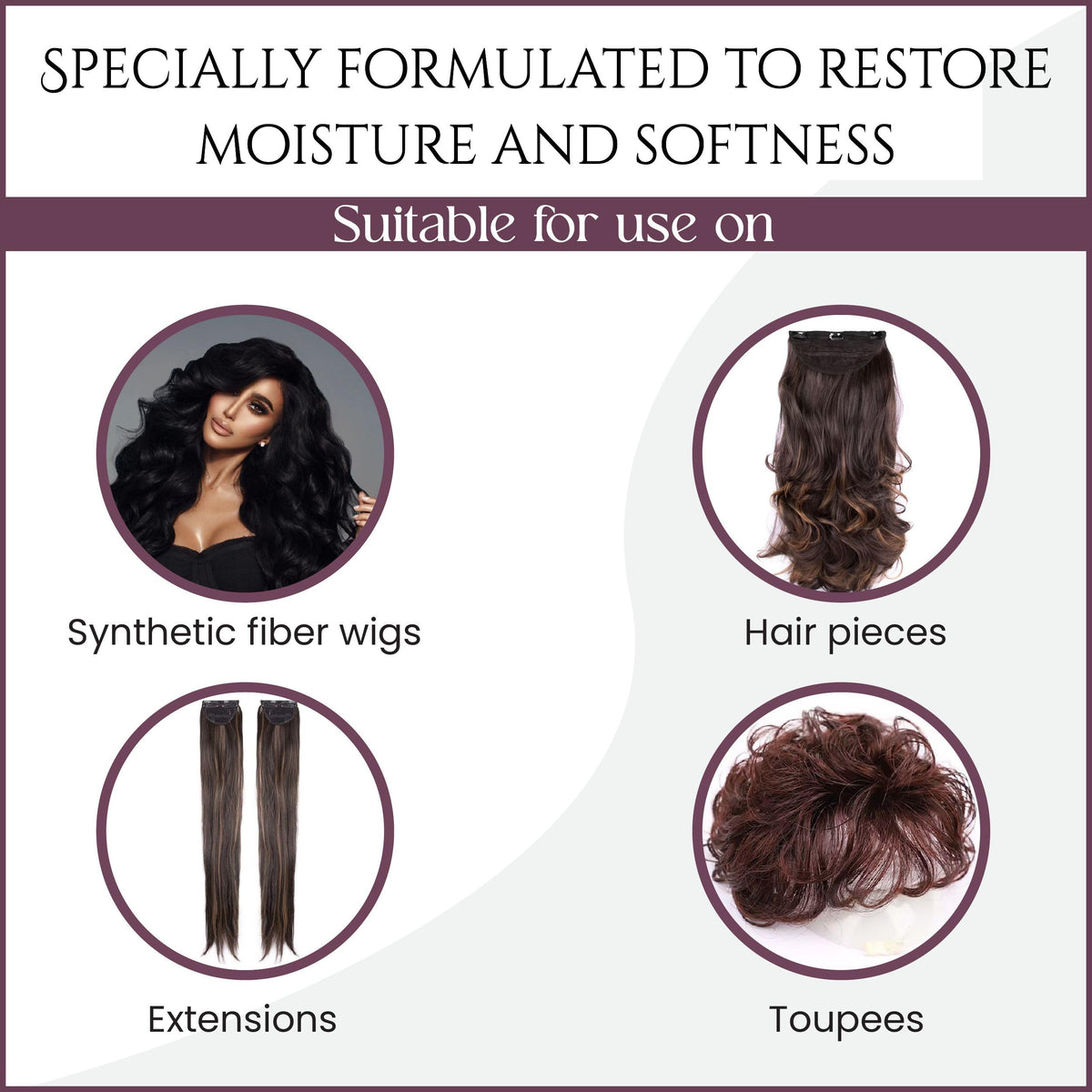 Brandywine Revitalizing Wig Conditioner for Synthetic & Natural Hair, 16 Oz