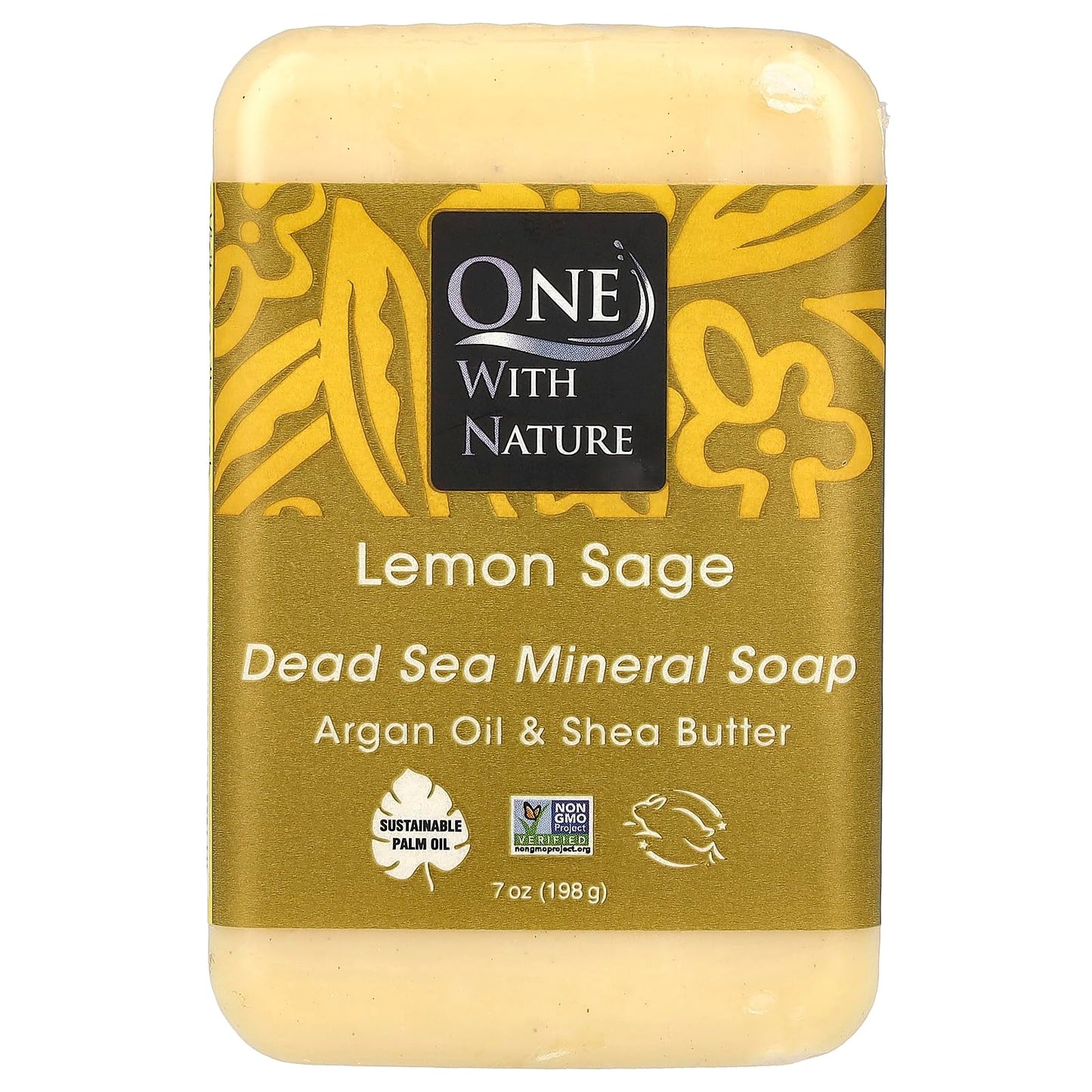One With Nature Soap Bar Lemon Sage Beauty & Personal Care One With Nature