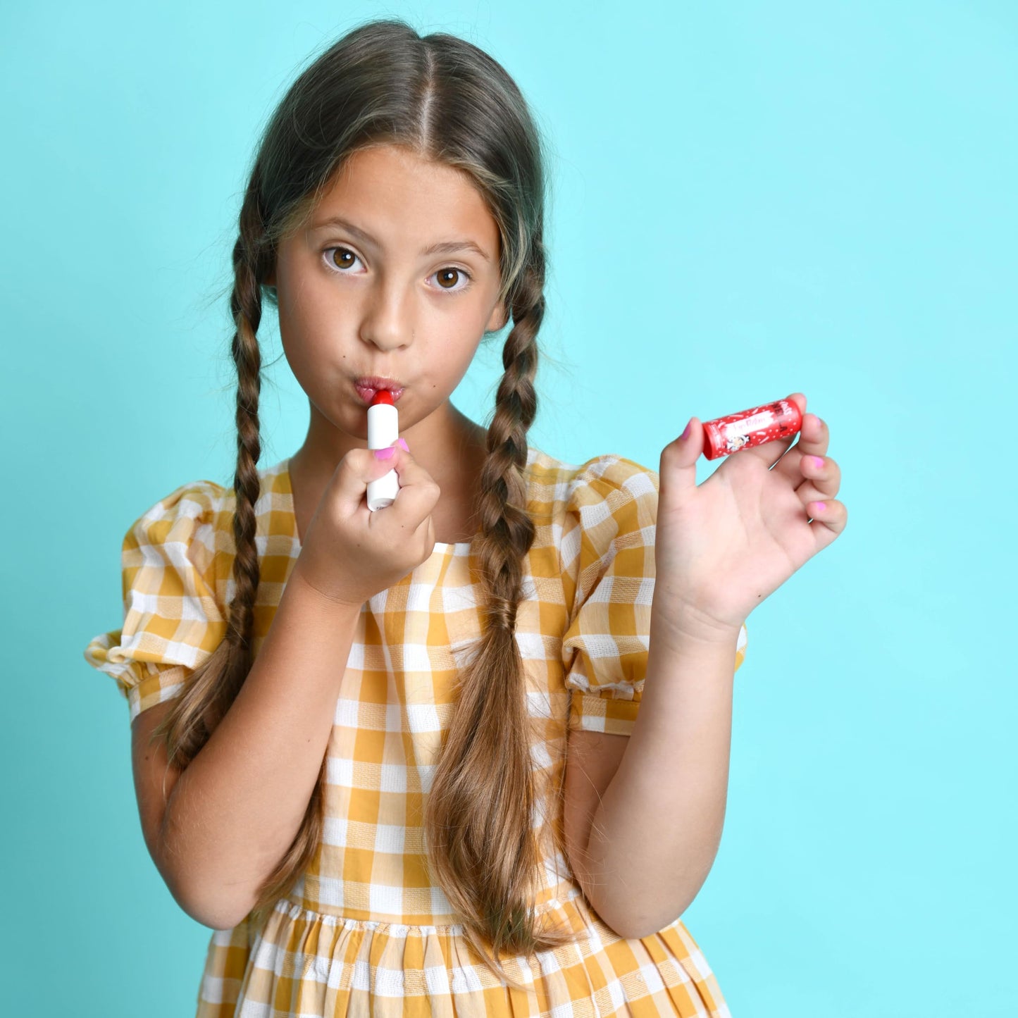 Miss Nella Luvvy WUVVY Hypoallergenic Lip Balm Especially for Children, Red, Non-Toxic, Odourless Make-Up, Perfect for Sensitive Skin (Luvvy Wuvvy) Beauty and Personal Care MISS NELLA