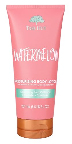 Tree Hut Watermelon Moisturizing Body Lotion, Ceramide and Squalene Formula Helps Protect Skin, Long-lasting Hydration Leaves Skin Feeling Soft Beauty & Personal Care Tree Hut