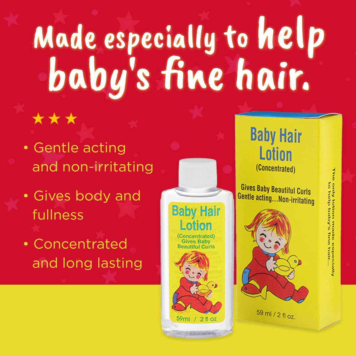 Clubman Pinaud Baby Hair Lotion, Gentle Formula, 2 Fl Oz (Pack of 6)