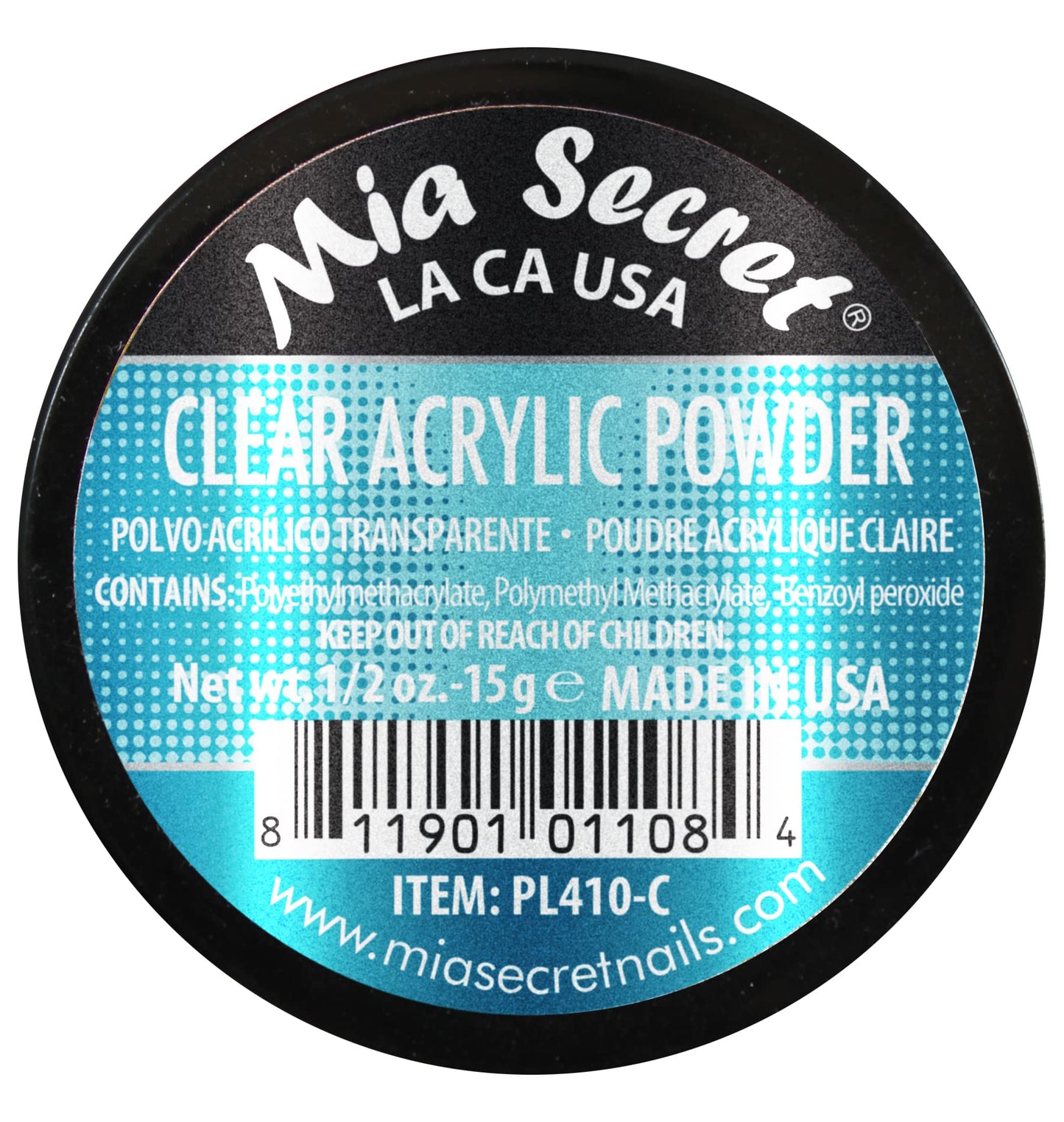 Clear Acrylic Powder by MIA SECRET Beauty & Personal Care Mia Secret