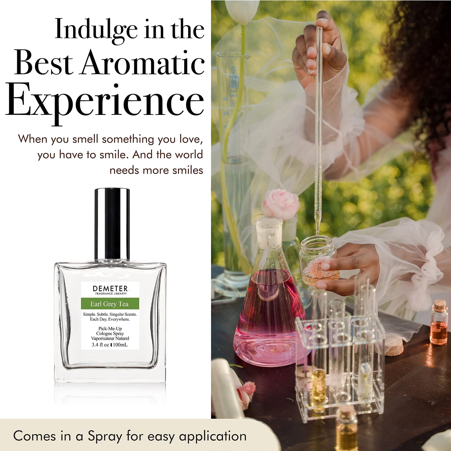 DEMETER Fragrance Library 3.4 oz Cologne Spray - Earl Grey Tea Beauty & Personal Care DEMETER