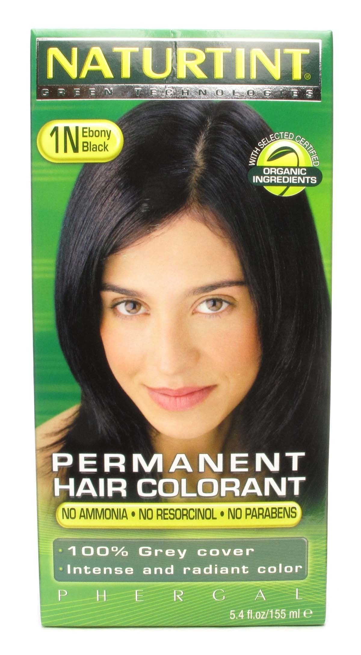 Naturtint 1N Ebony Black Permanent Hair Colour 2xKit Beauty & Personal Care Naturtint