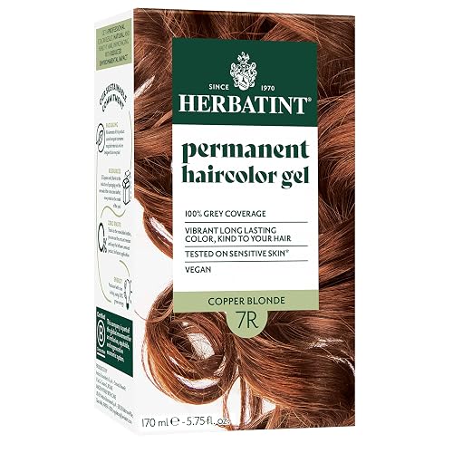 Herbatint Permanent Hair Dye For Women - 7R Copper Blonde - For Up To 100% Gray Coverage of Resistant Gray Hair - Ammonia-Free, Alcohol-Free & Vegan Beauty & Personal Care Herbatint