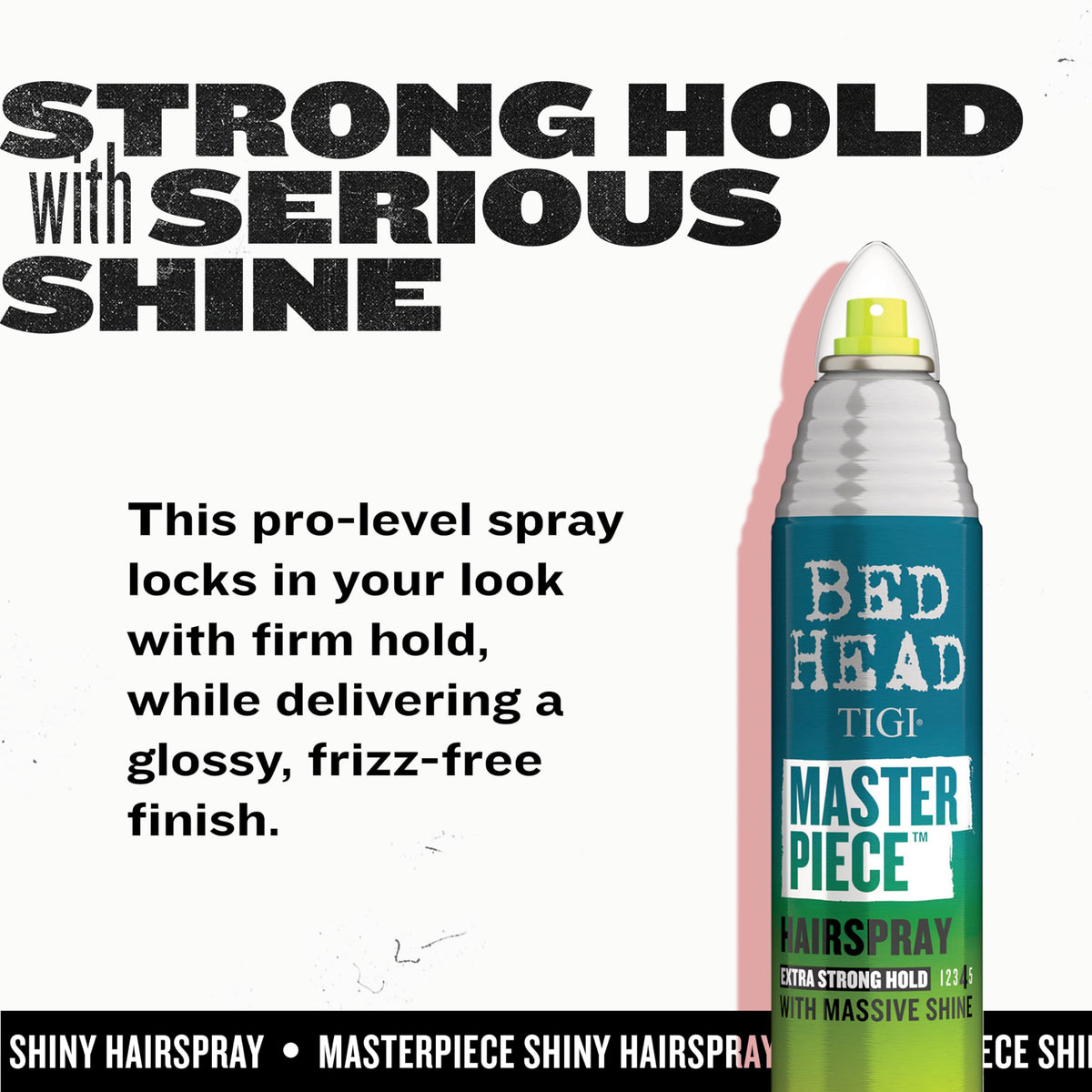 Bed Head by TIGI Frizz Control Hairspray Extra Hold Masterpiece Hair Care Spray for Incredibly Shiny and Glossy Hair, 10.3 oz Beauty & Personal Care TIGI