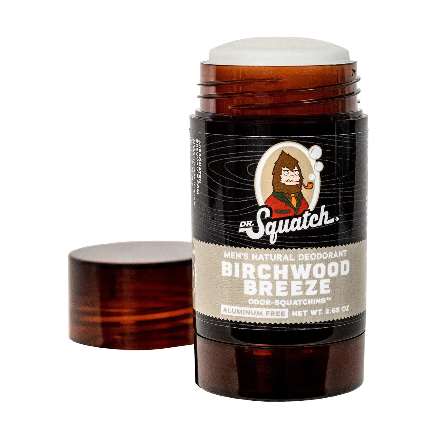 Dr. Squatch Natural Deodorant for Men - Odor-Squatching Aluminum Free - Birchwood Breeze (2.65 oz) Beauty and Personal Care Dr. Squatch