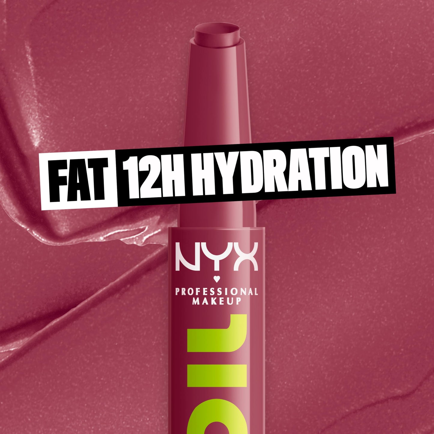 NYX PROFESSIONAL MAKEUP Fat Oil Slick Click, Lightweight, Buildable, Pigmented Vegan Lip Balm - Thats Major Beauty & Personal Care NYX PROFESSIONAL MAKEUP