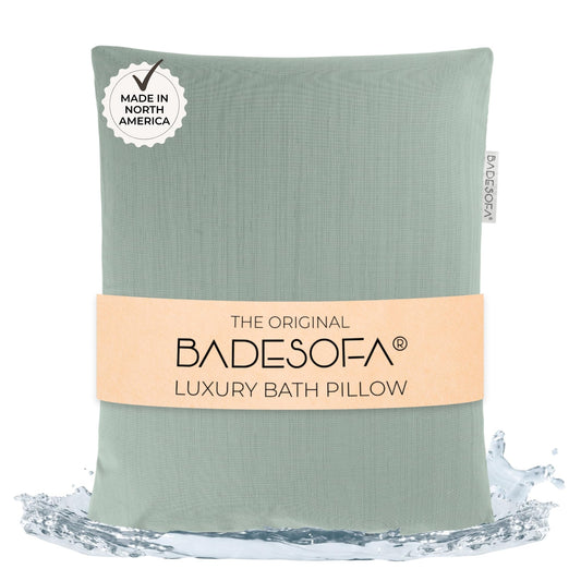 BADESOFA® Luxury Bath Pillow S - Ultra Comfortable & Quick-Drying Bath Back Pillow - Washable Full Body Bath Pillow for Bathtub - Therapeutic Head Beauty and Personal Care BADESOFA