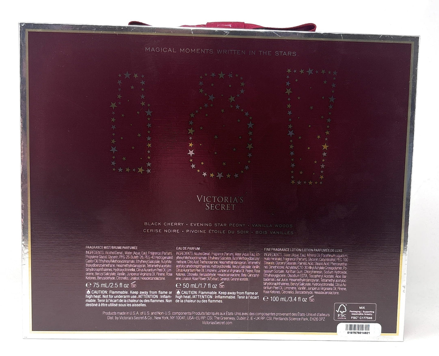 Victoria's Secret Bombshell Midnight Gift Set, 1.7 oz Eau de Parfum, 2.5 oz Fragrance Mist, 3.4 oz Fine Fragrance Lotion, Limited Edition Holiday Beauty & Personal Care Victoria's Secret