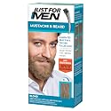 Just For Men Mustache & Beard, multiple uses Beard Dye for Men with Brush Included, With Keratin Biotin Aloe and Coconut Oil for Healthy Facial Hair Beauty & Personal Care Just for Men