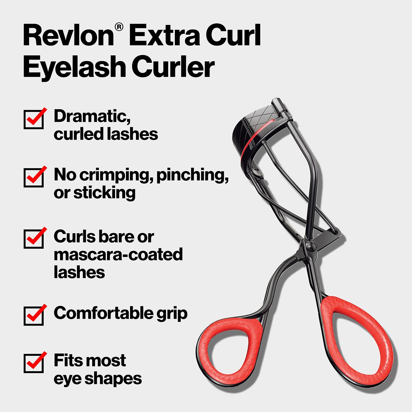 Revlon Eyelash Curler, Precision Curl Control for All Eye Shapes, Lifts & Defines, Easy to Use (Pack of 1) Beauty & Personal Care REVLON