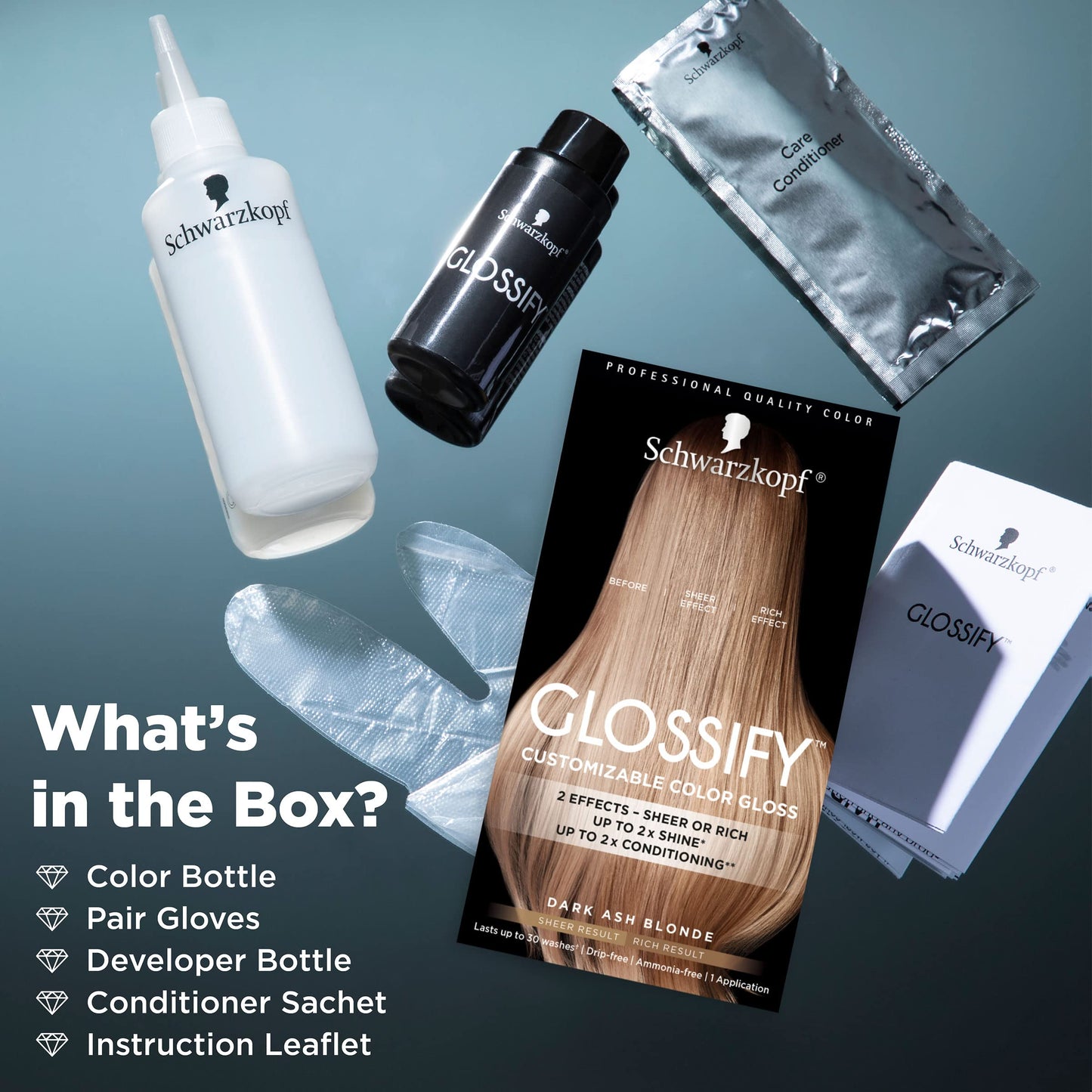 Schwarzkopf Glossify Customizable Color Gloss, Dark Ash Blonde Beauty & Personal Care Schwarzkopf