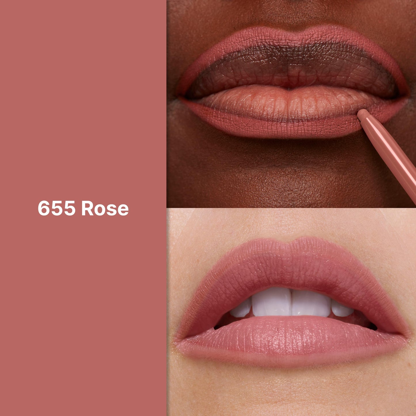 Revlon Colorstay Lip Liner Makeup with Built-in-Sharpener, Longwear Rich Colors, Smooth Application, 655 Rose, 0.01 oz Beauty & Personal Care REVLON