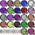 Duufin 22 Colors Chrome Nail Powders Metallic Nail Powder Mirror Effect Nail Art Chrome Powder with 22 Pcs Eyeshadow Sticks, 1g/Jar Beauty & Personal Care Duufin