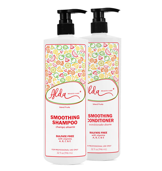 Alda Beauty Care Smoothing Shampoo & Conditioner with Keratin and Collagen for All Hair Types, SULFATE FREE 32 fl oz each Protects Color and Repair Beauty & Personal Care Alda Beauty Care