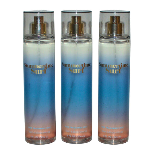 Bath & Body Works Fragrance Mist 3-Pack 8oz Each (Summertime Surf) Beauty & Personal Care Bath & Body Works