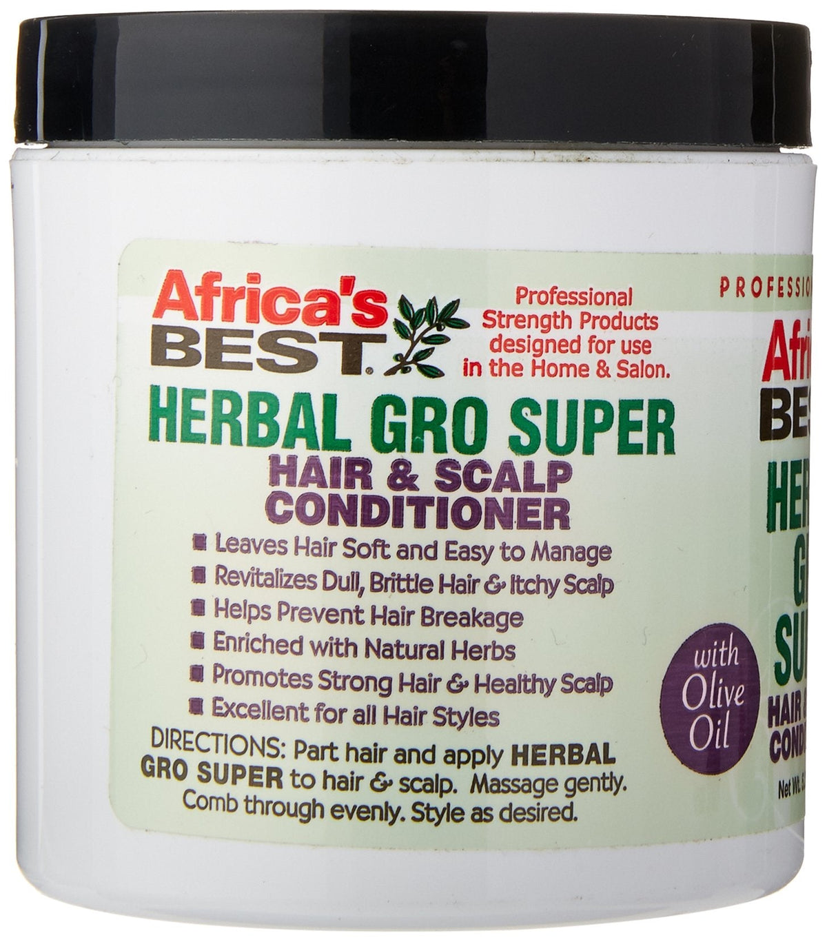 Africa's Best Maximum Strength Super Gro Hair & Scalp Conditioner, 5.25 oz,Yellow,38422 Beauty & Personal Care Africa's Best