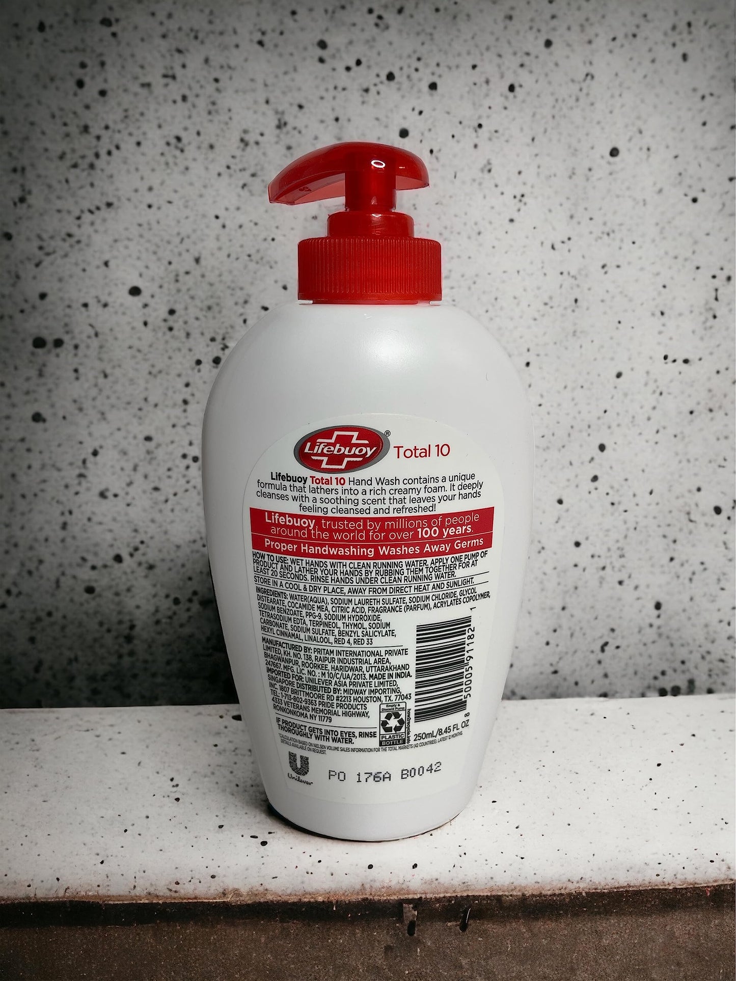 Lifebuoy Handwash Total 10 Liquid Soap 8.45 FL OZ Beauty & Personal Care Lifebuoy