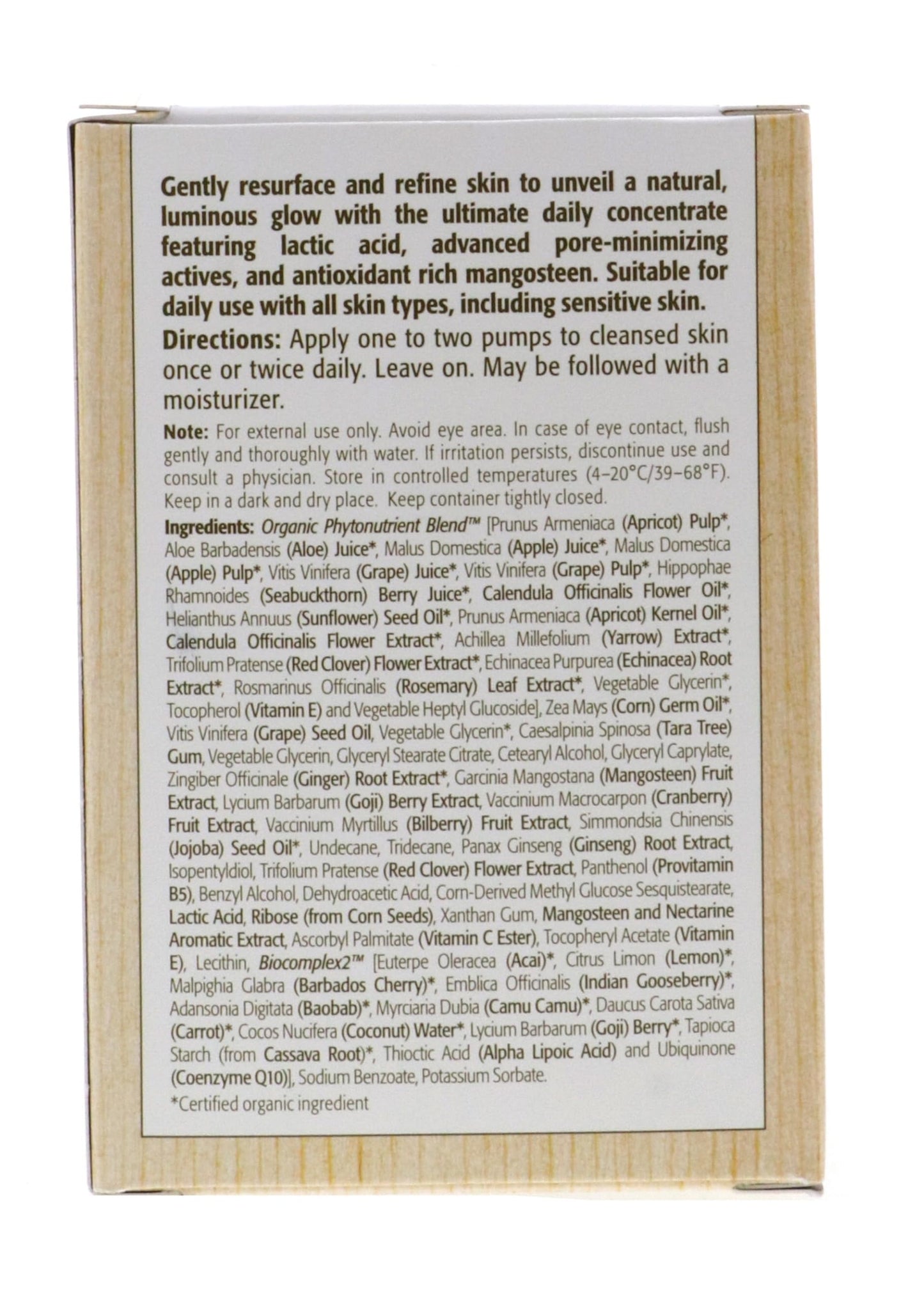 Eminence Mangosteen Daily Resurfacing Concentrate for Unisex - 1.2 oz Treatment Beauty & Personal Care Eminence