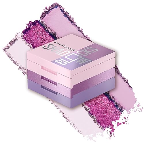 Maybelline New York Shadow Blocks Shadow Blocks Eyeshadow Palette, Stacked Eye Shadow Trio, Broadway & Prince St, 0.08 oz Beauty & Personal Care MAYBELLINE